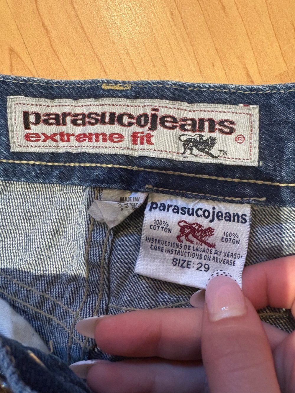 Vintage Parasuco Denim Women's Blue Jean Shorts - Picture 2 of 4